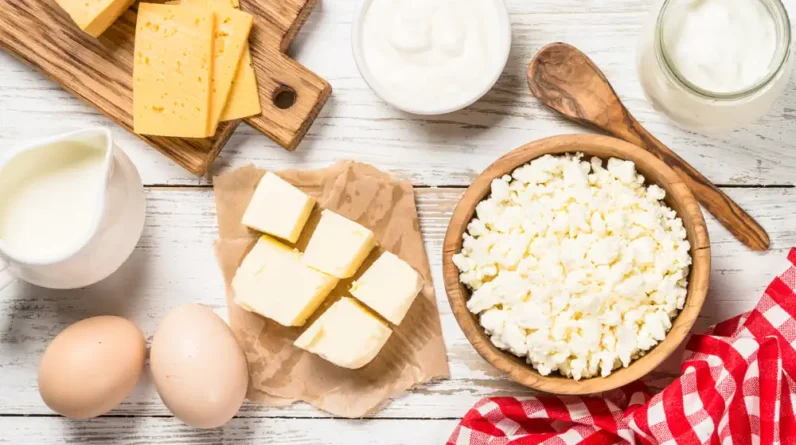 An Assortment of Dairy Foods